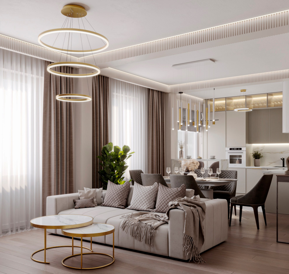 Обложка проекта: Кухня-гостиная