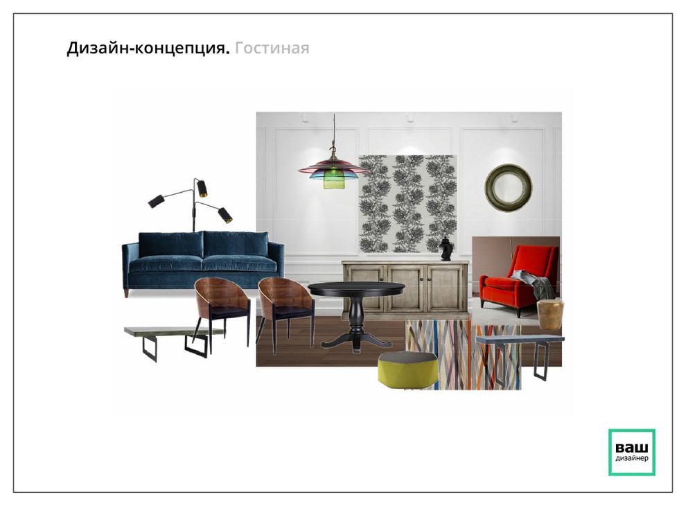 Дизайн трехкомнатной квартиры