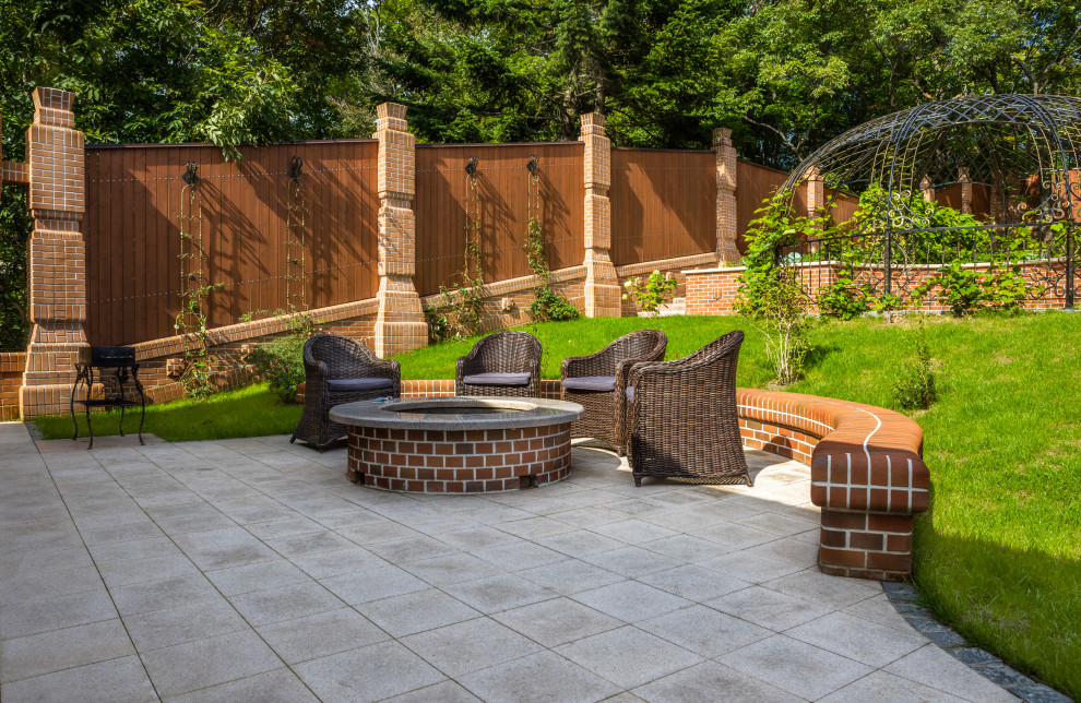 Беседка из кирпича