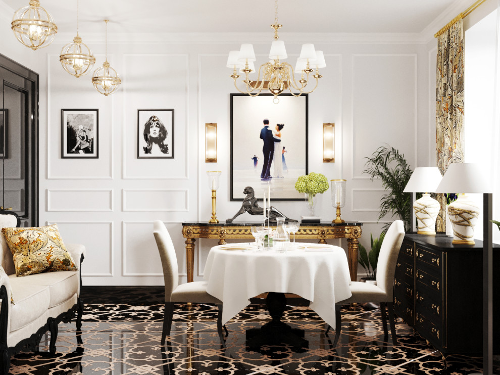 Обложка проекта: Гостиная в сталинке