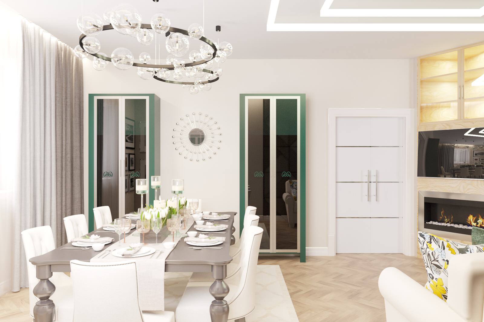 Кухня-столовая в Подмосковье