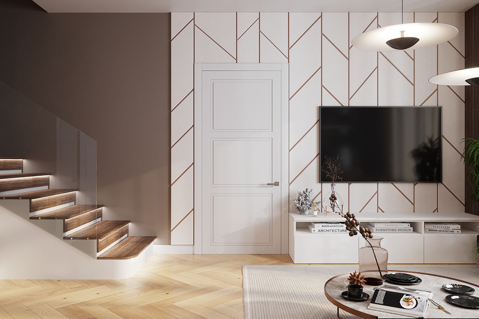 Двухуровневая квартира для семьи из 5ти человек