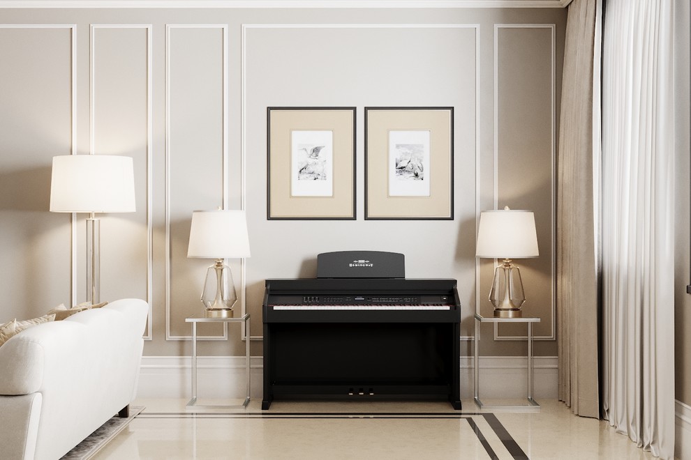 Воздушный интерьер для большой семьи