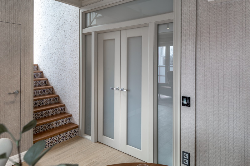 Кухня-гостиная в твидовом костюме