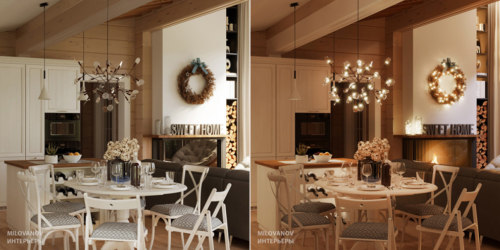 ДОМ ИЗ КЛЕЕНОГО БРУСА