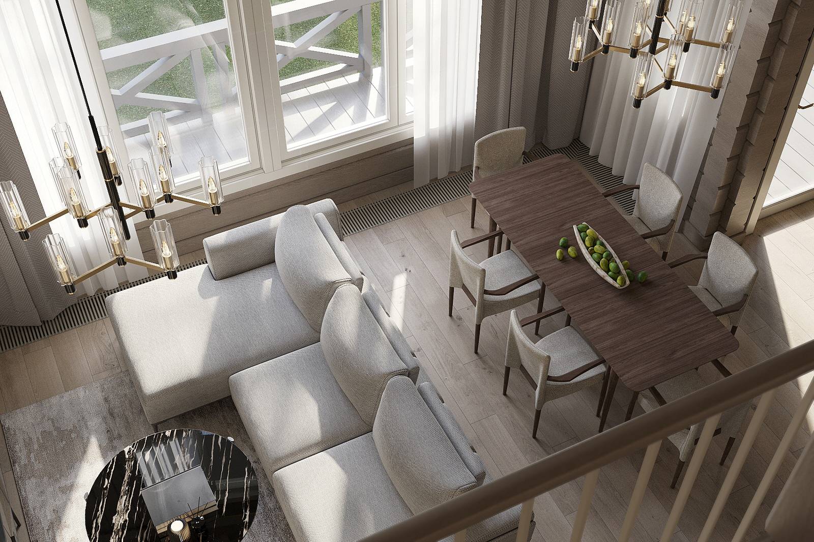 Загородный дом из бруса по проекту Honka