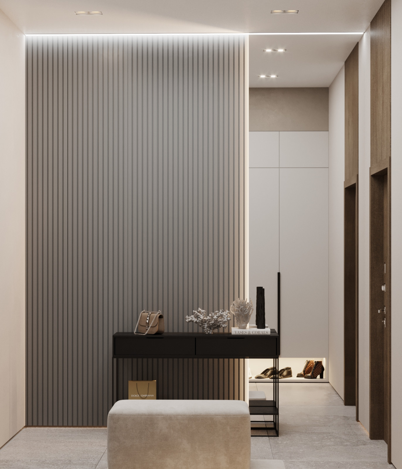 Квартира в серых тонах