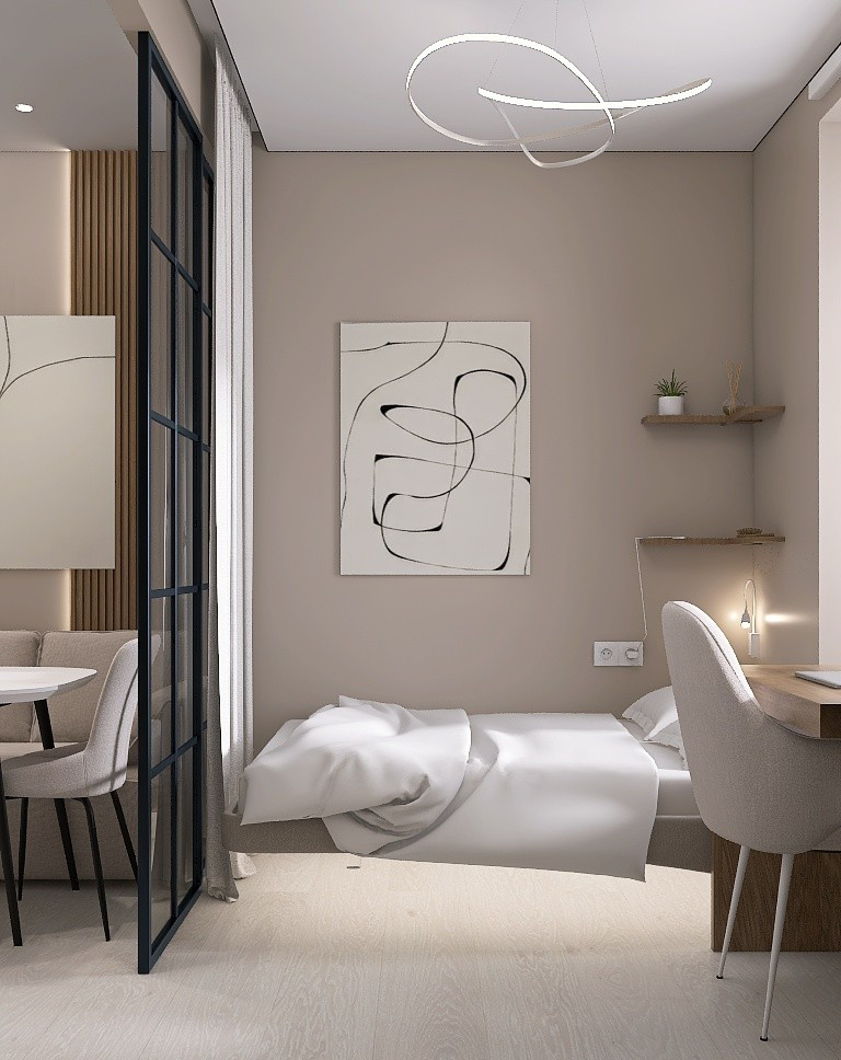 Дизайн-интерьера квартиры 34 м²