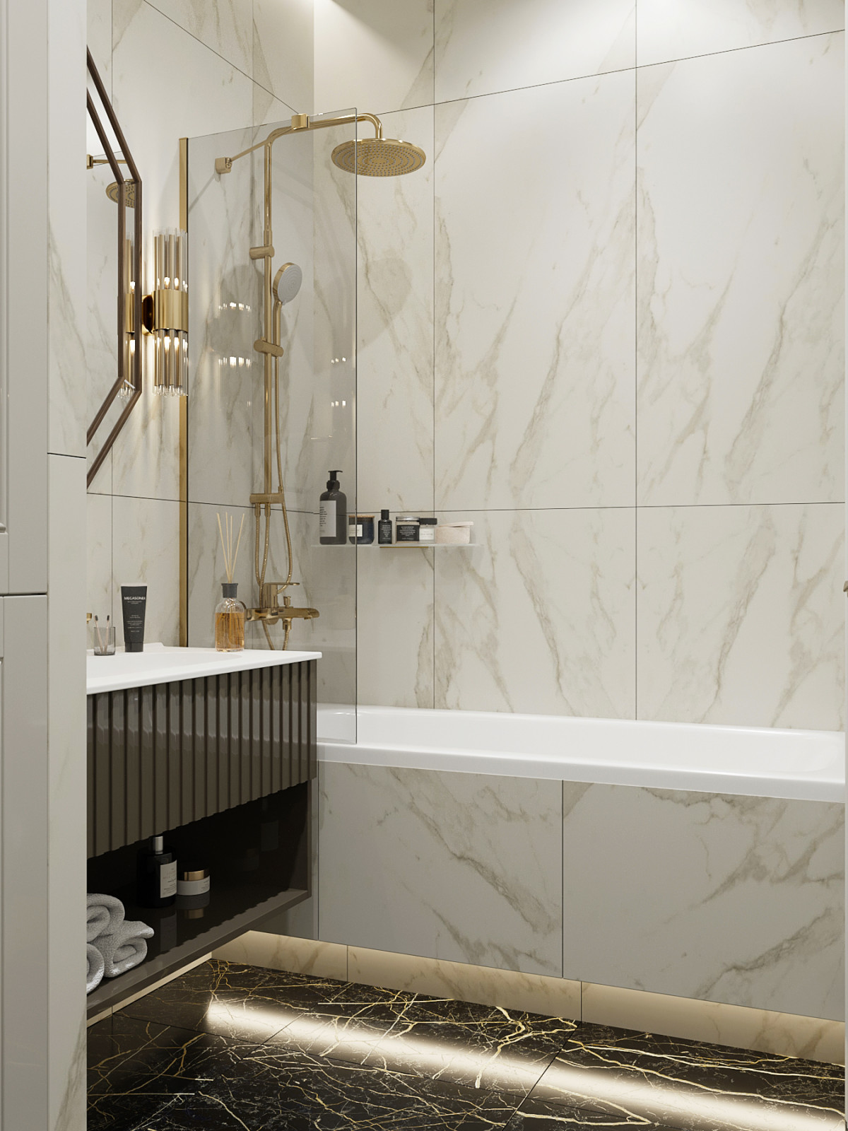 Дизайн-проект квартиры в стиле современная классика