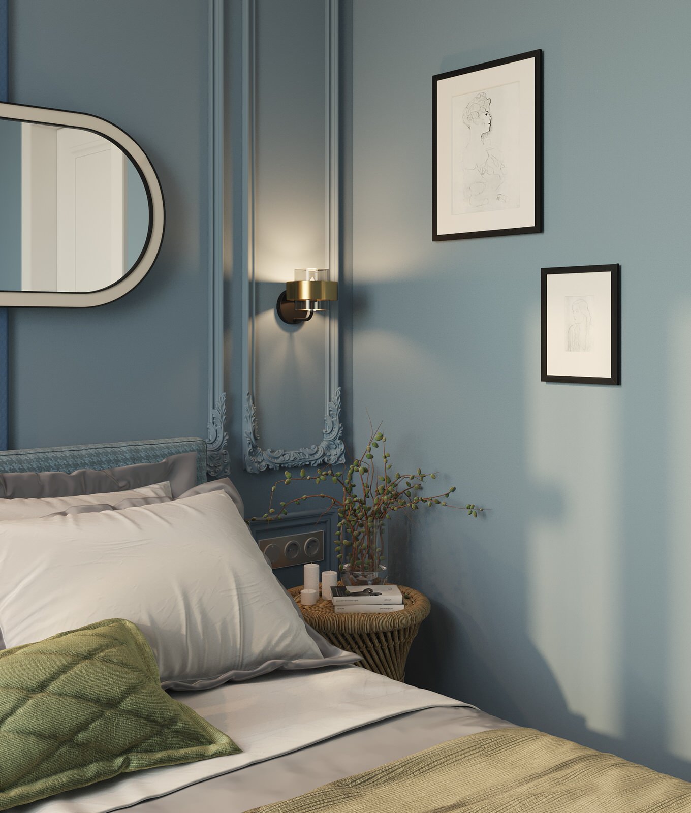 Эскизы Спальной комнаты