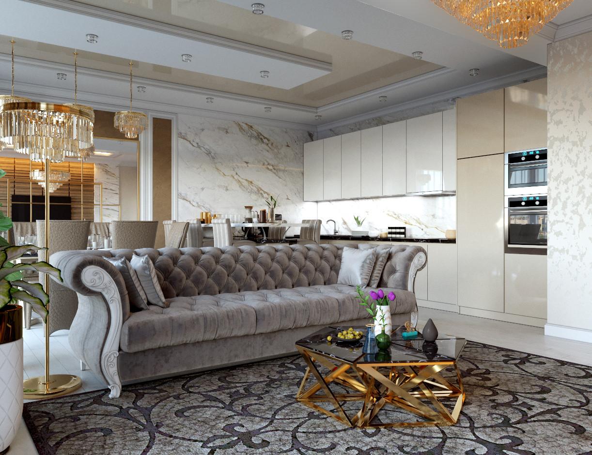 Портфолио. Интерьер классический и артдеко.