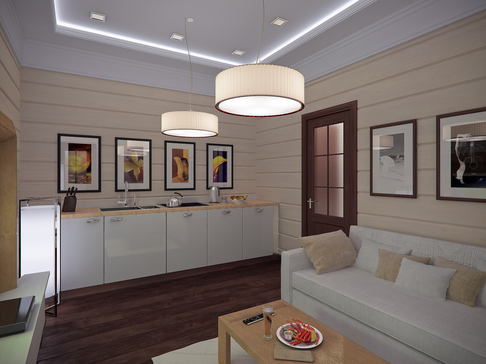 Интерьер деревянного дома