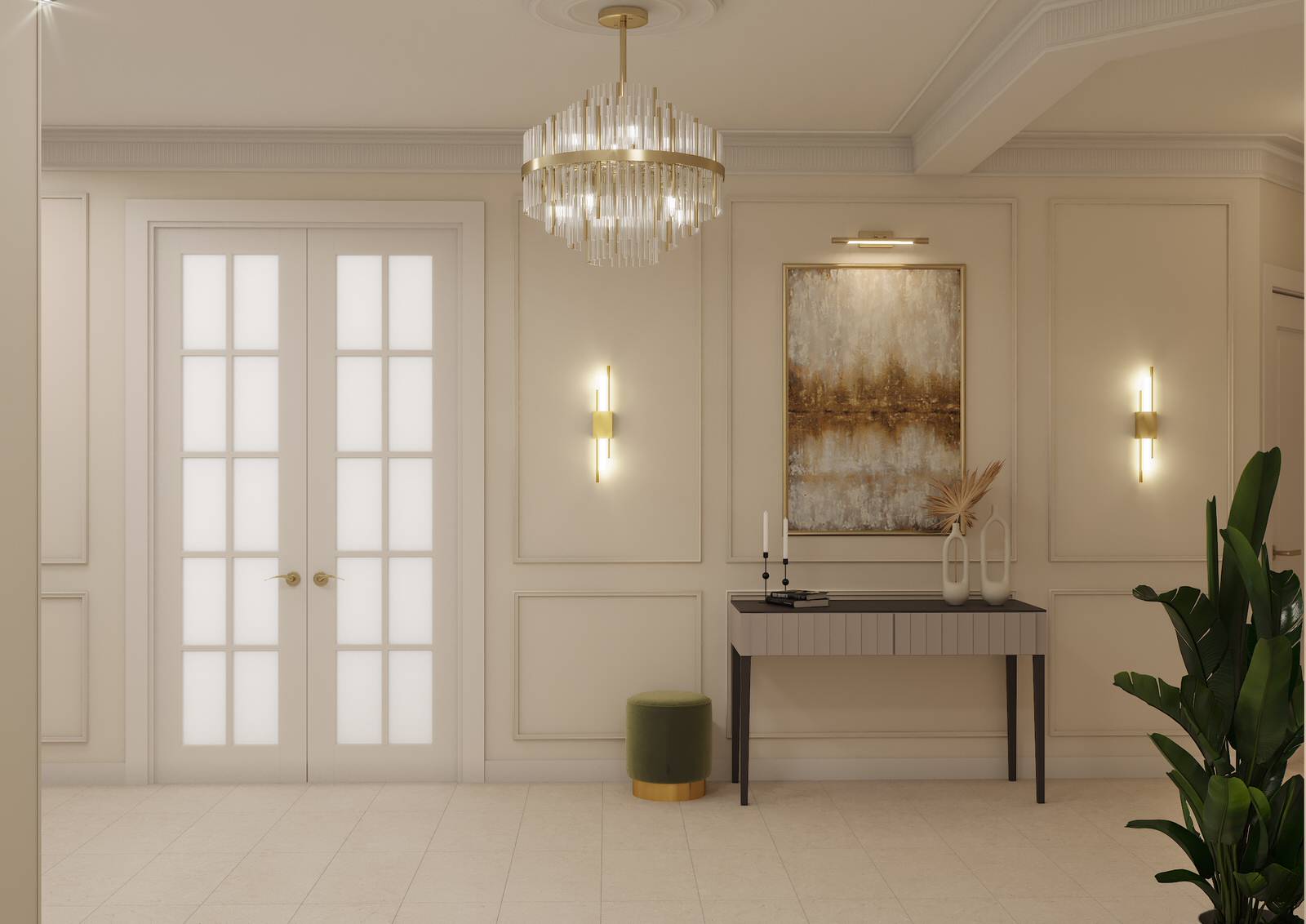 Прихожая в современной классике
