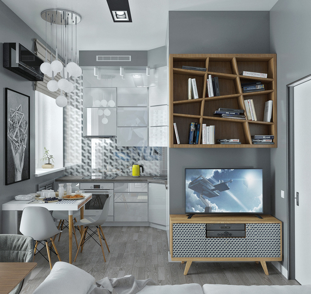 Интерьер квартиры в г. Москва для творческого человека из "Яндекса"