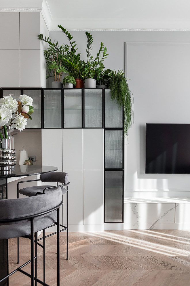 Элегантная квартира в стиле Total black