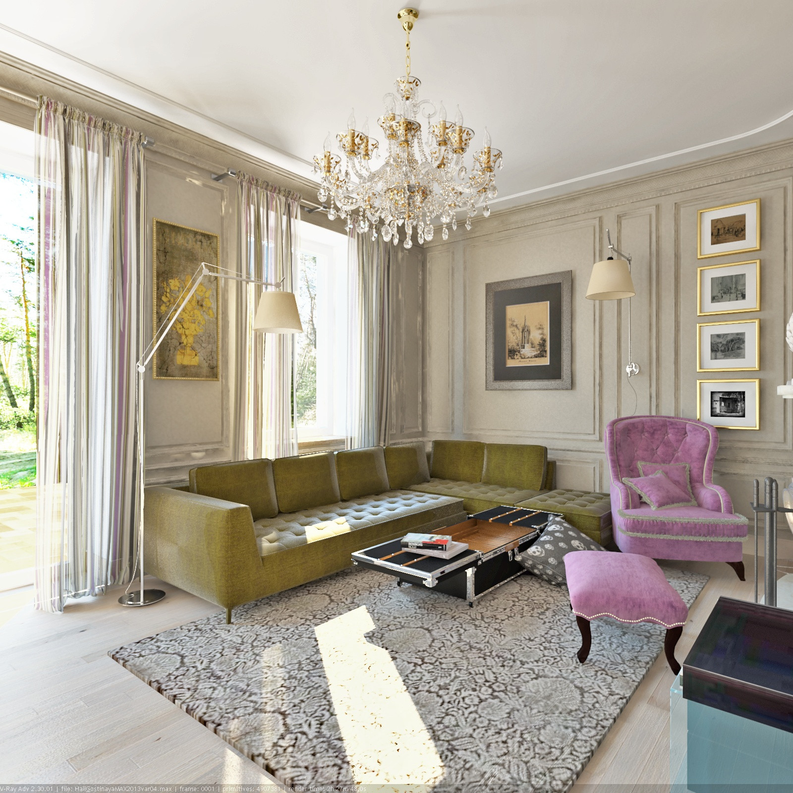 Интерьеры в таунхаусе.