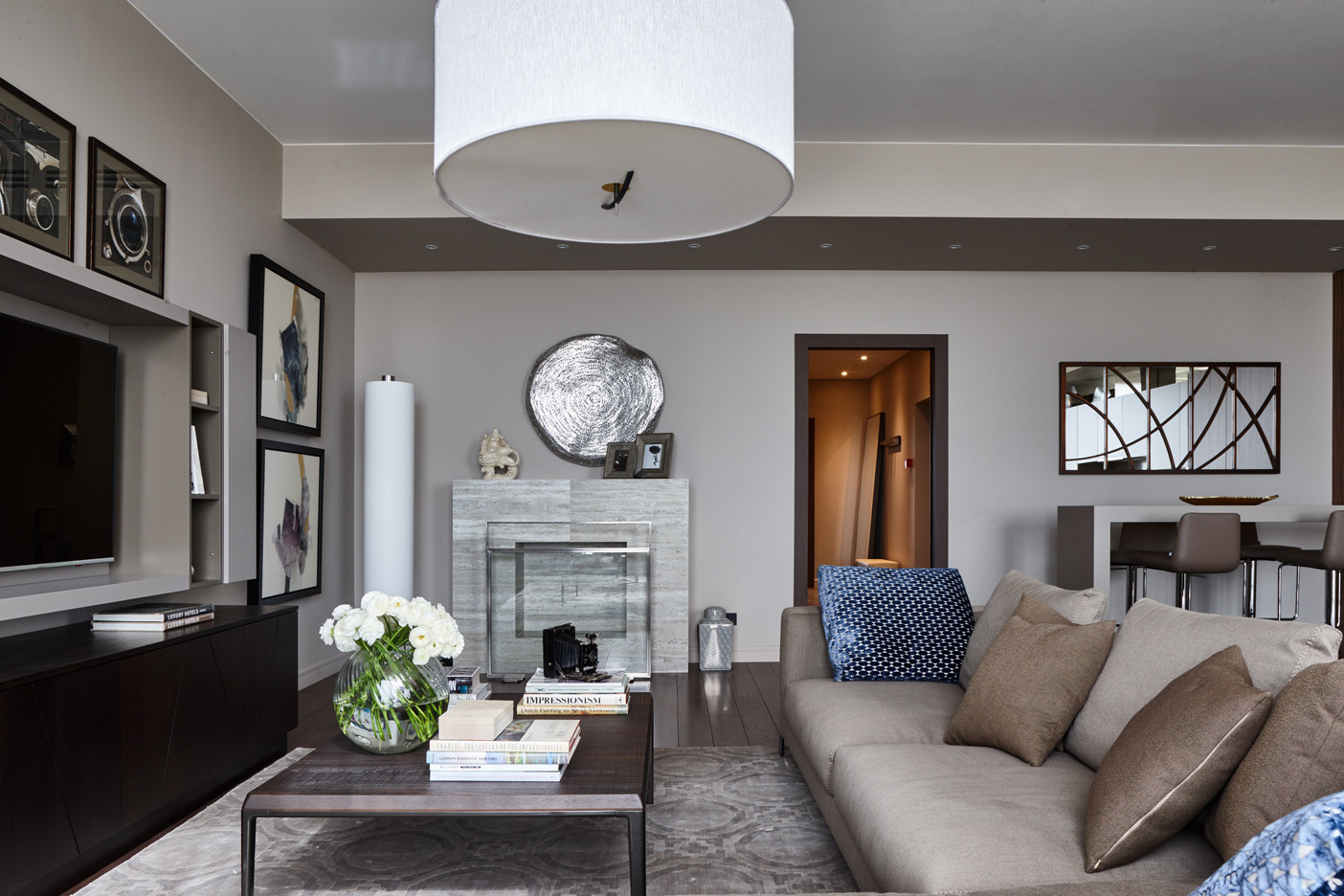 Современный интерьер квартиры на Мосфильмовской