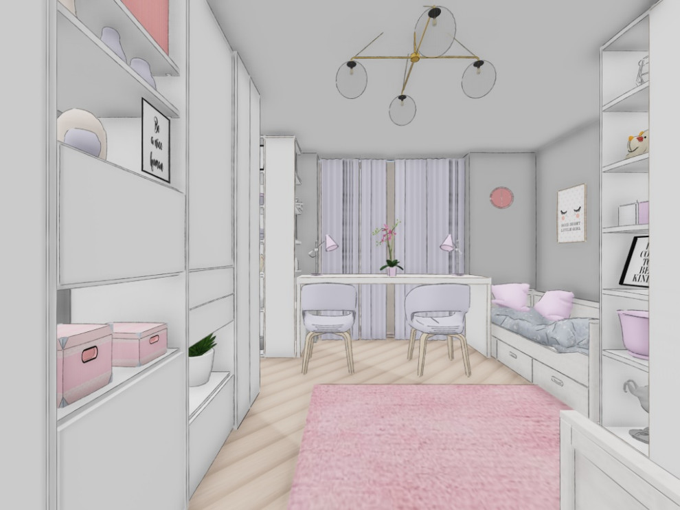 Обложка проекта: Спальня для девочек