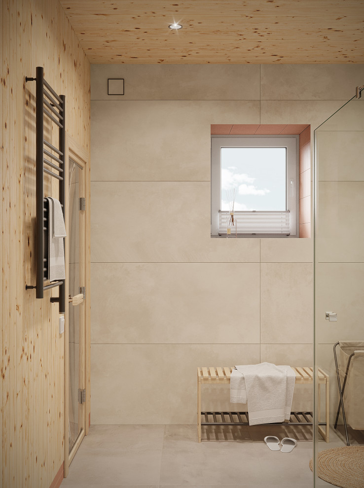 Небольшая частная баня 50 кв.м