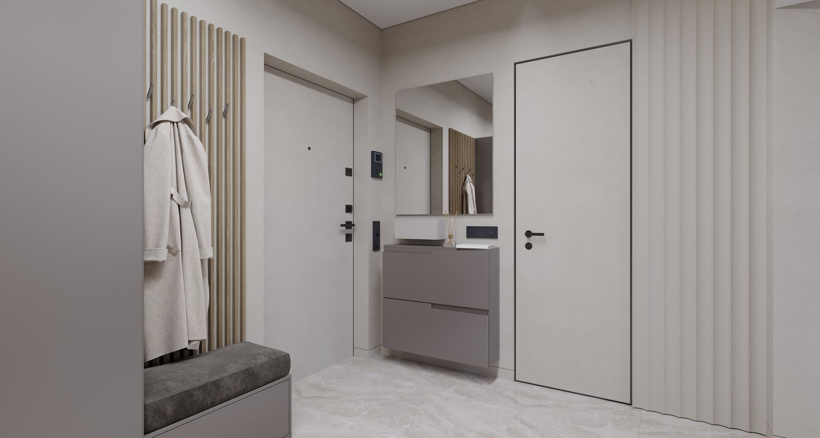 Проект оформления интерьера квартиры 90 кв.м.