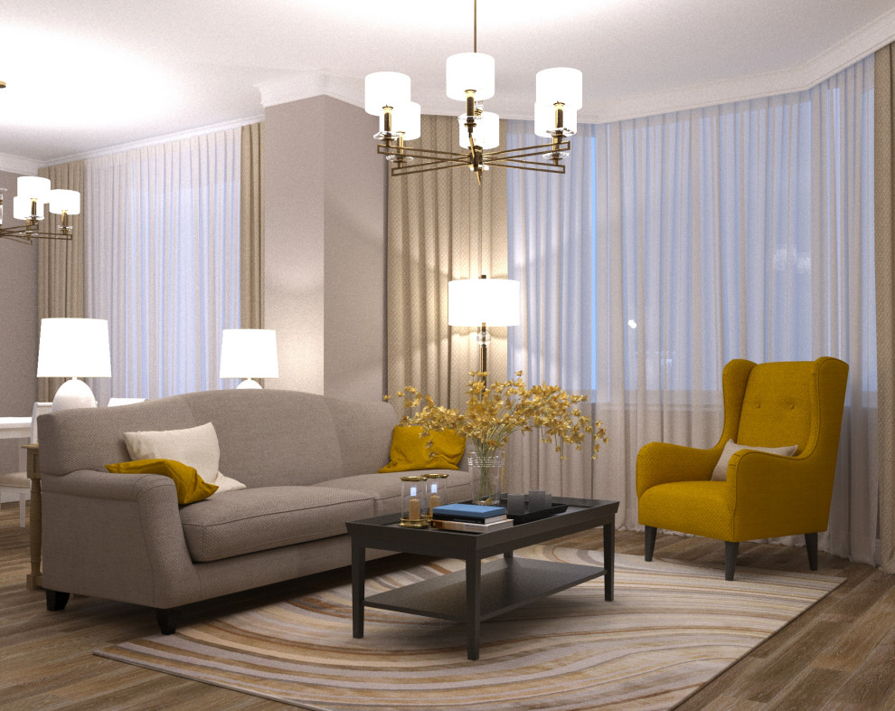 Квартира с бабочками