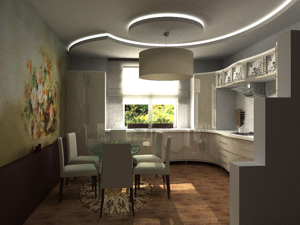 Двухэтажный дом минимализм