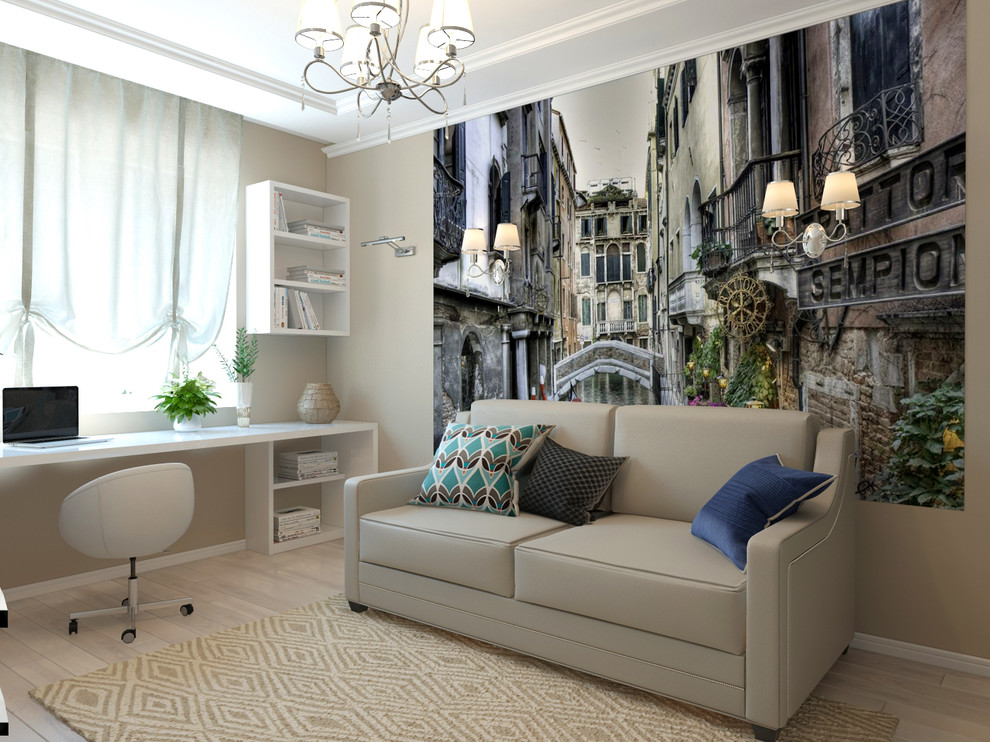 в сиреневых тонах