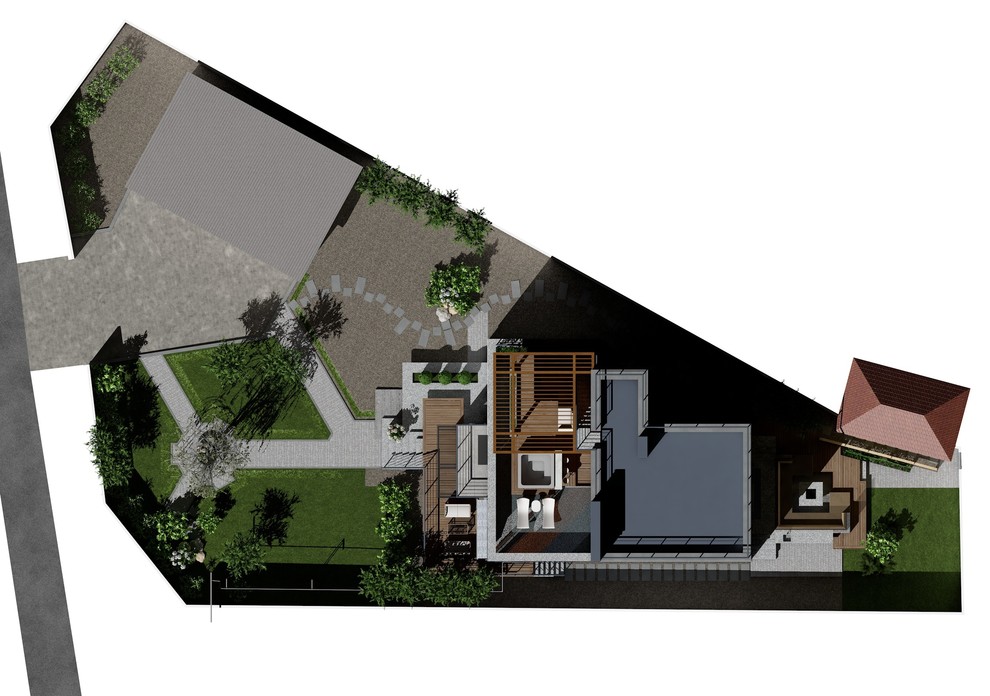 Реконструкция дома в городской среде. Екатеринбург.