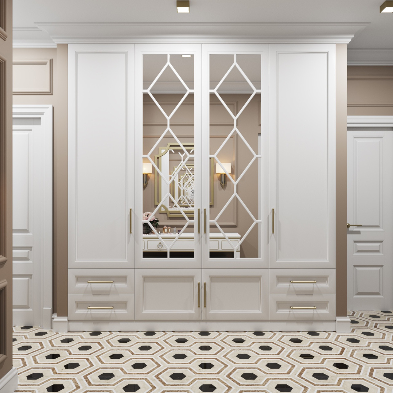 Дизайн-проект квартиры в ЖК Две столицы, 65 кв.м