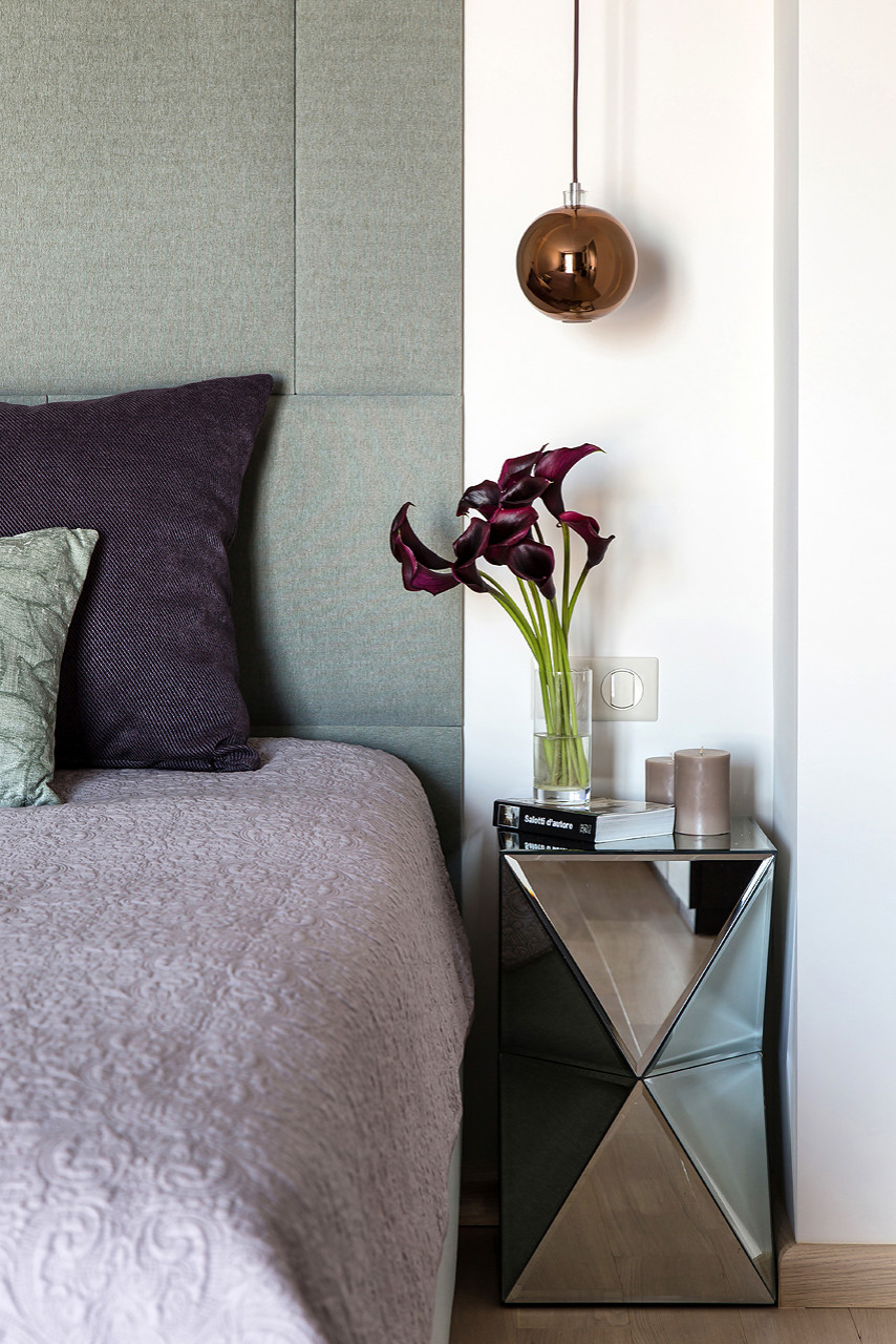 Houzz тур: Современный интерьер с глянцем и мраморной плиткой