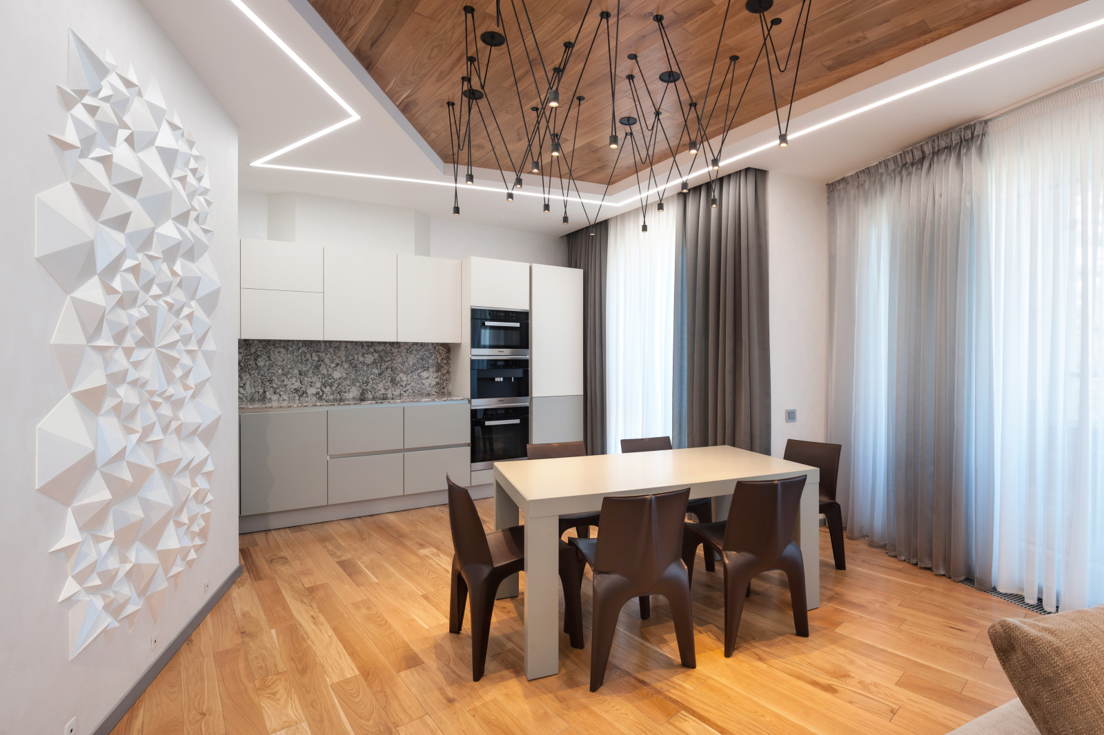 Проект «Орхидея». Квартира в Санкт-Петербурге - 100 м.кв.