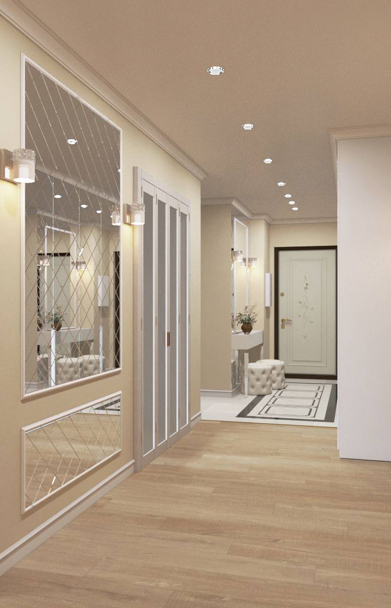 ЖК Бриз 3-х комнатная квартира (Дизайн проект)