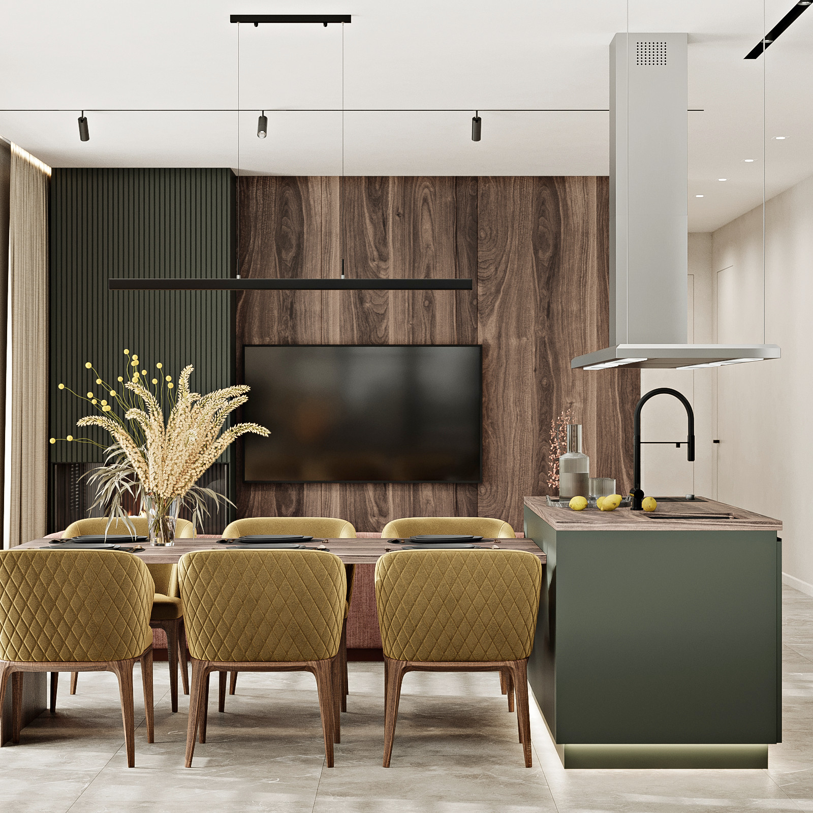 Дизайн интерьера для дома в кп Первозванный