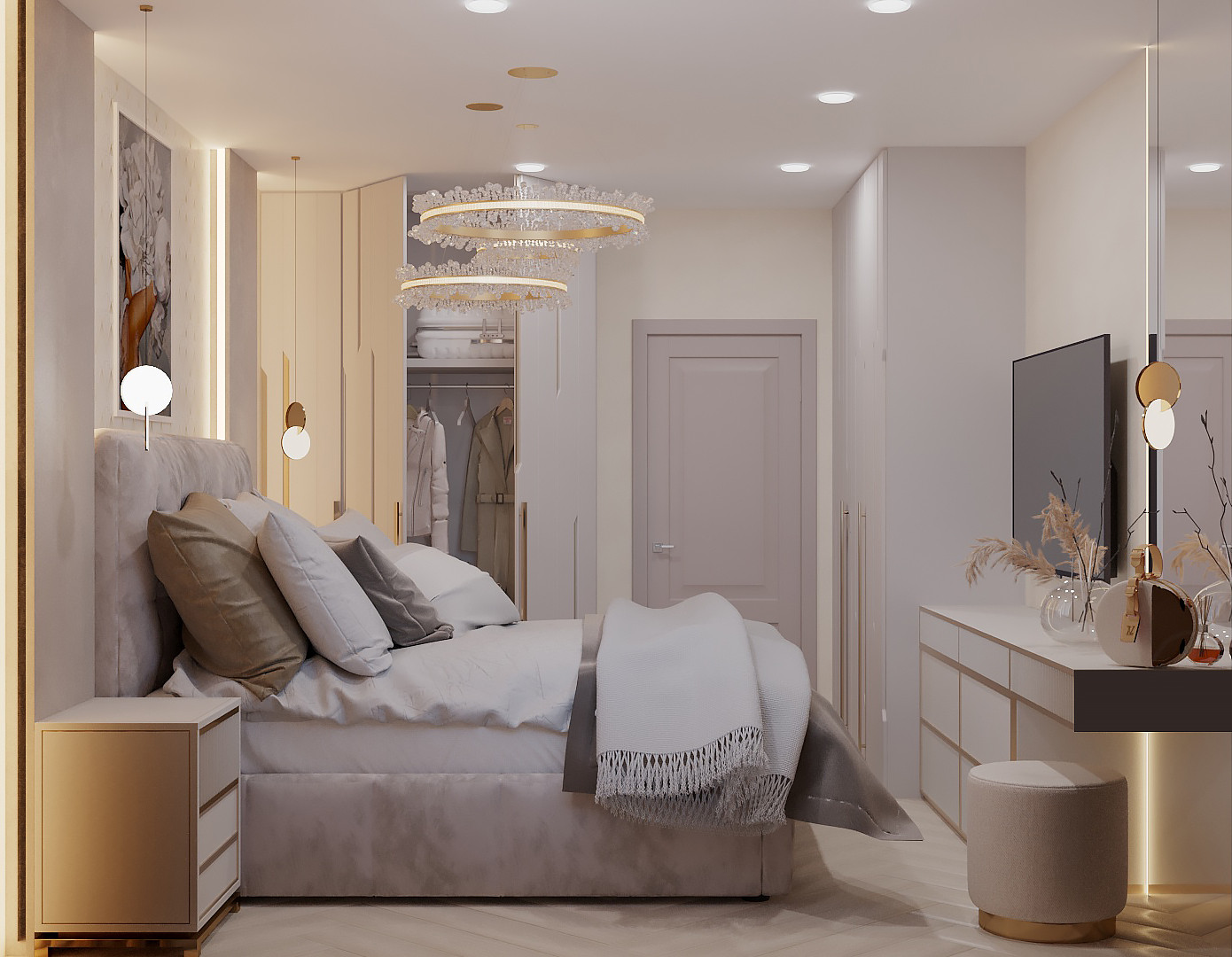 Современные спальни