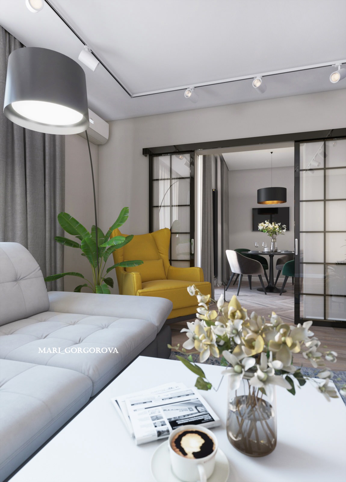 Трёхкомнатная квартира на ул. Обручевых