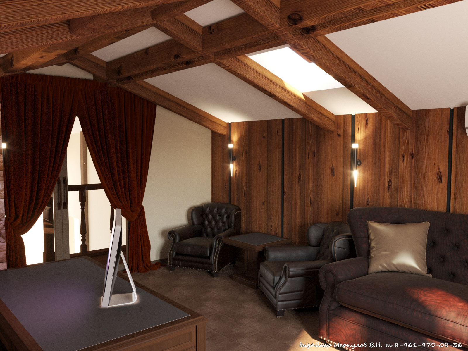 Дизайн проект кабинета №1