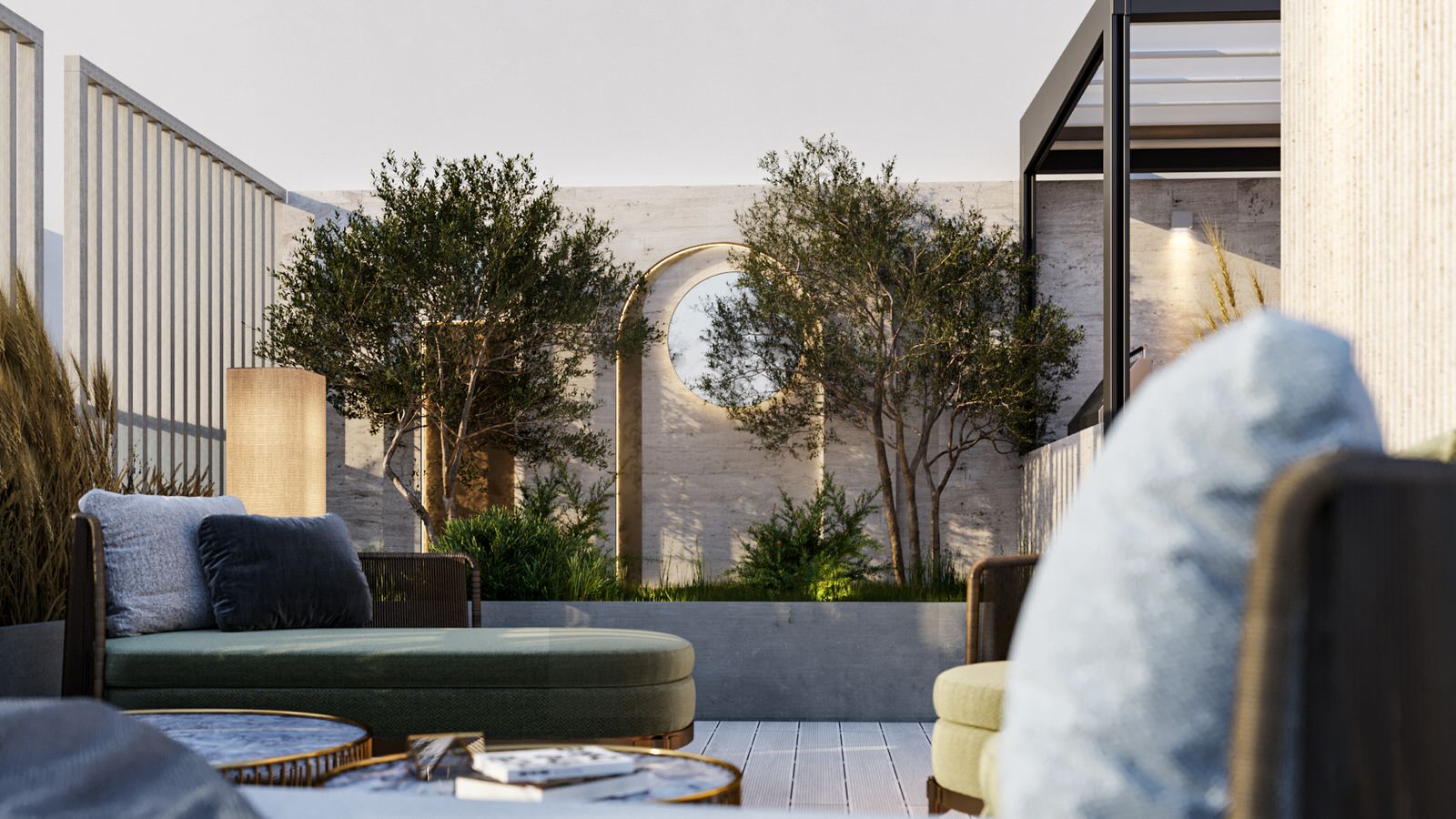 Обложка проекта: Терраса в Центре Москвы с видом на Исторический центр