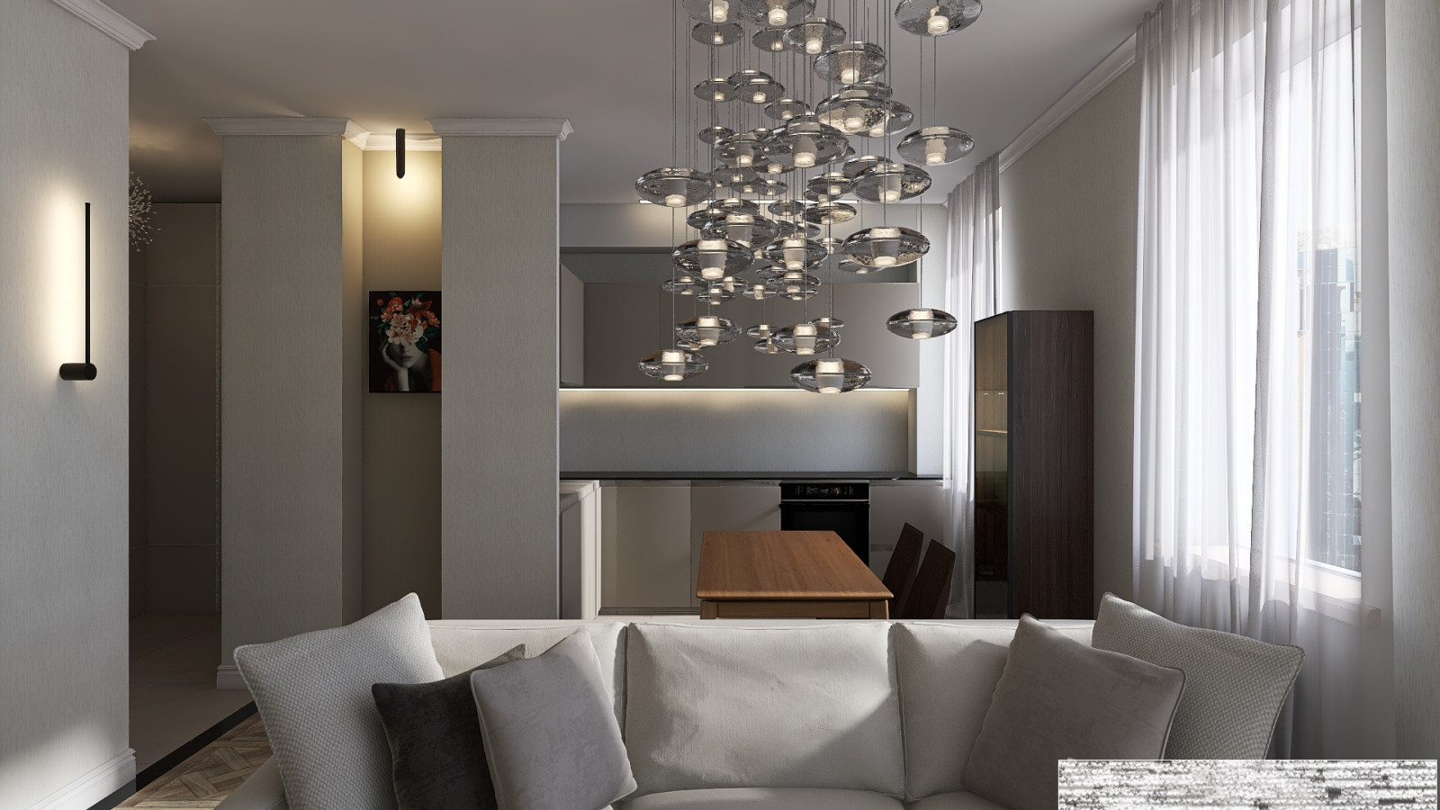 Подбор света в готовый интерьер