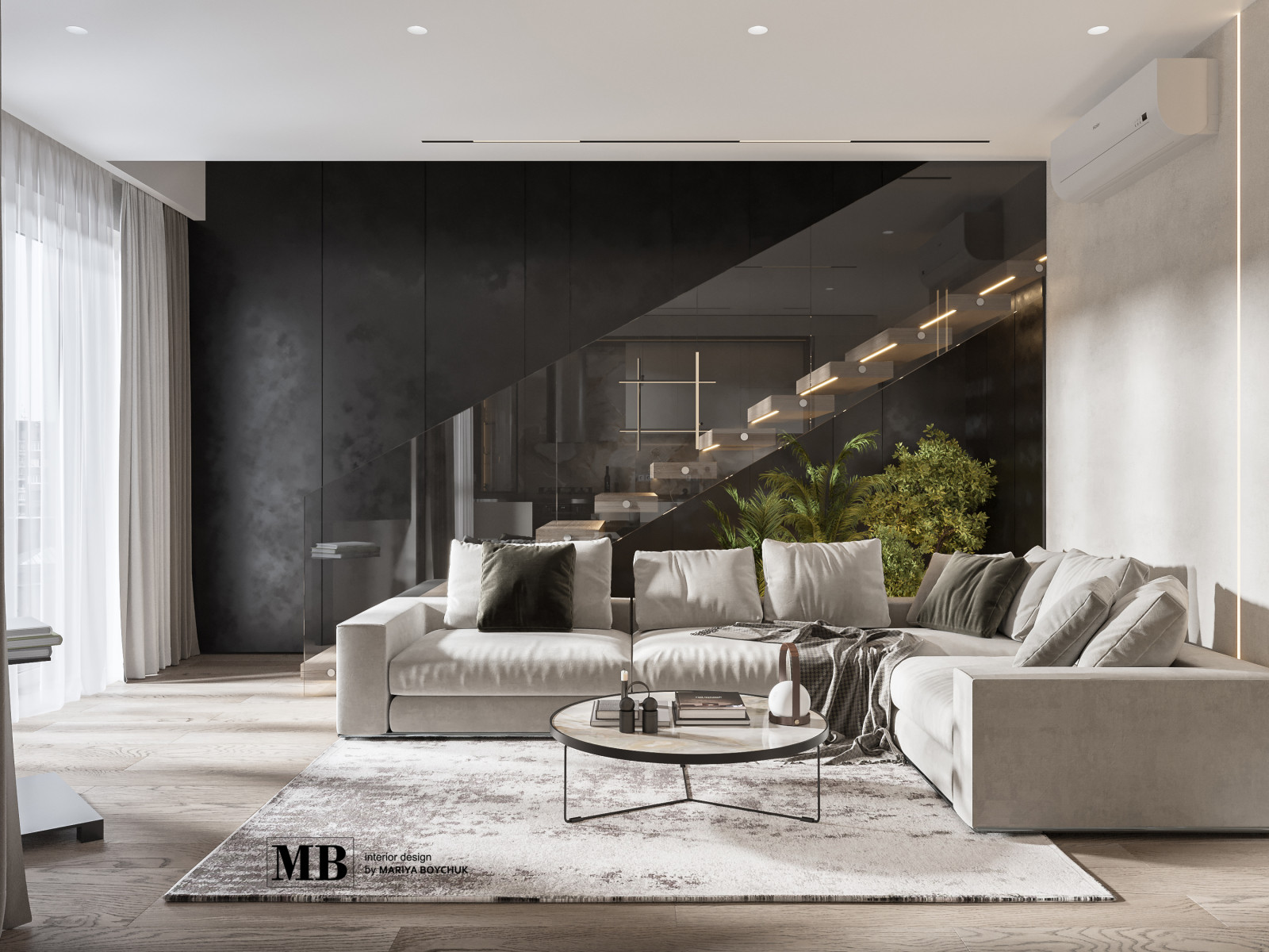 Обложка проекта: дизайн пентхауса в Зеленоградске