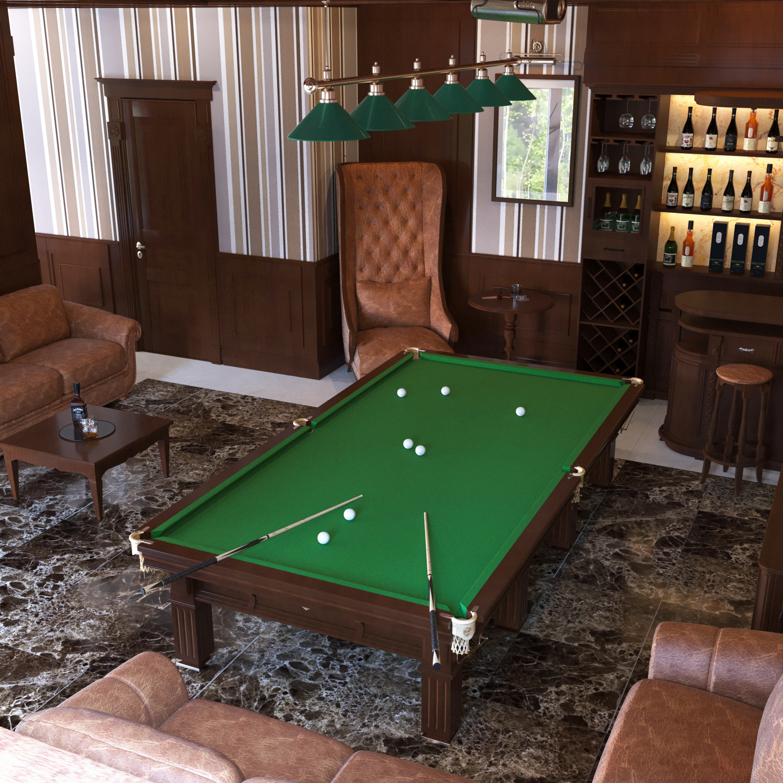 Обложка проекта: Мужская комната отдыха