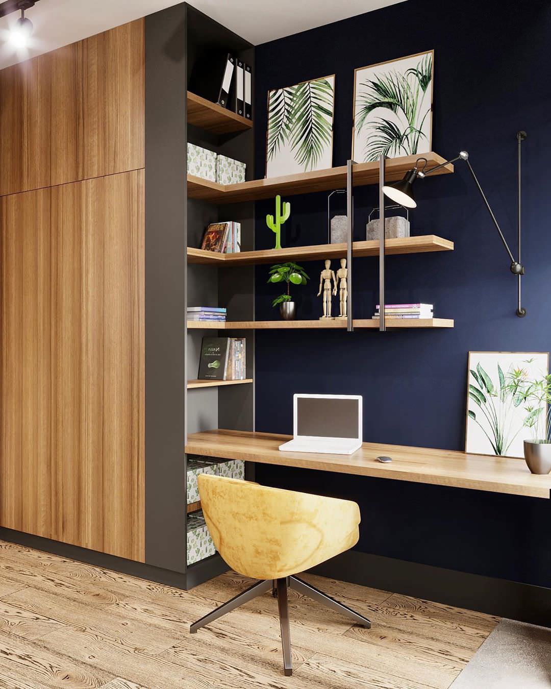 Дизайн-проект детской в стиле лофт в ЖК ‘Небесный’