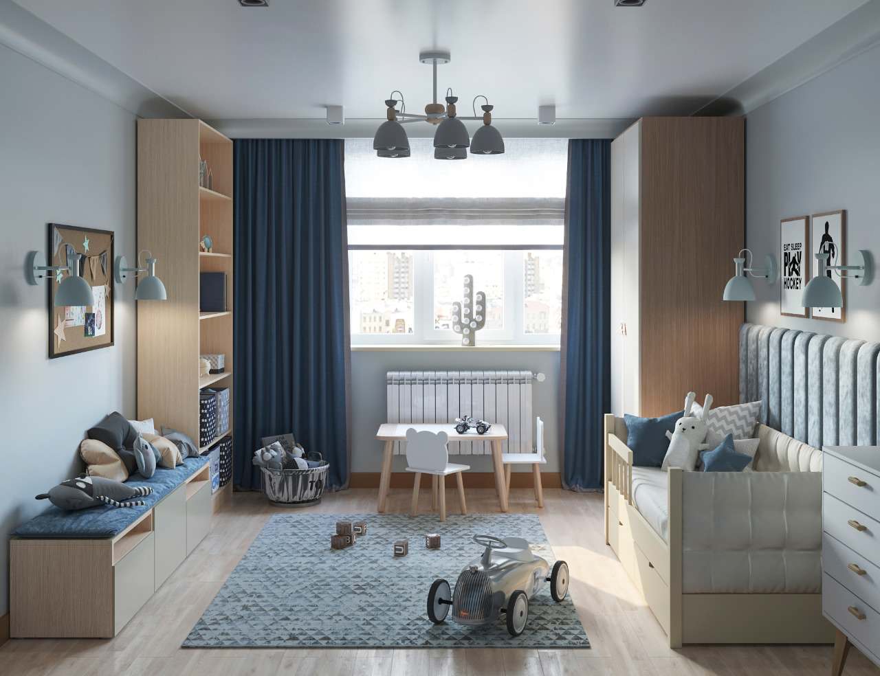 Мидсенчури по-московски. 3-х комнатная квартира 75 кв.м. на Юго-Западе