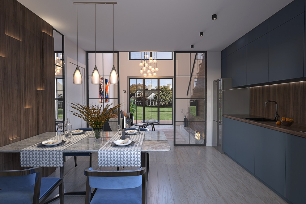 Проект загородного дома для семьи с ребенком