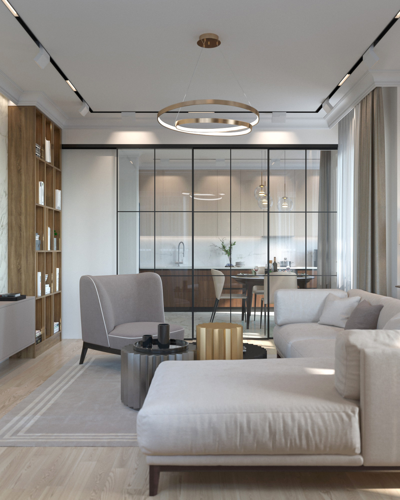 Интерьер квартиры в природной гамме