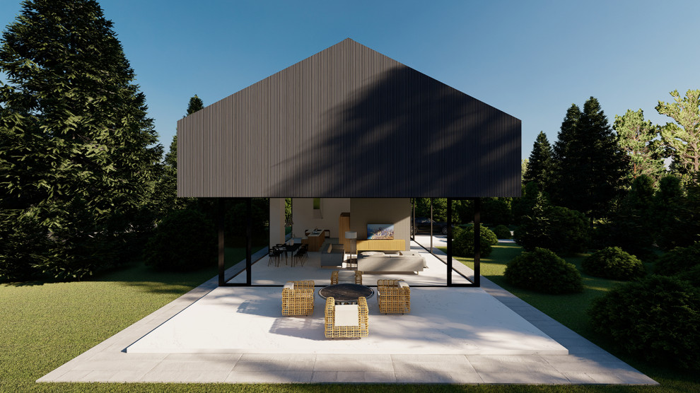 Обложка проекта: Дом для семьи из 4-х человек и кота