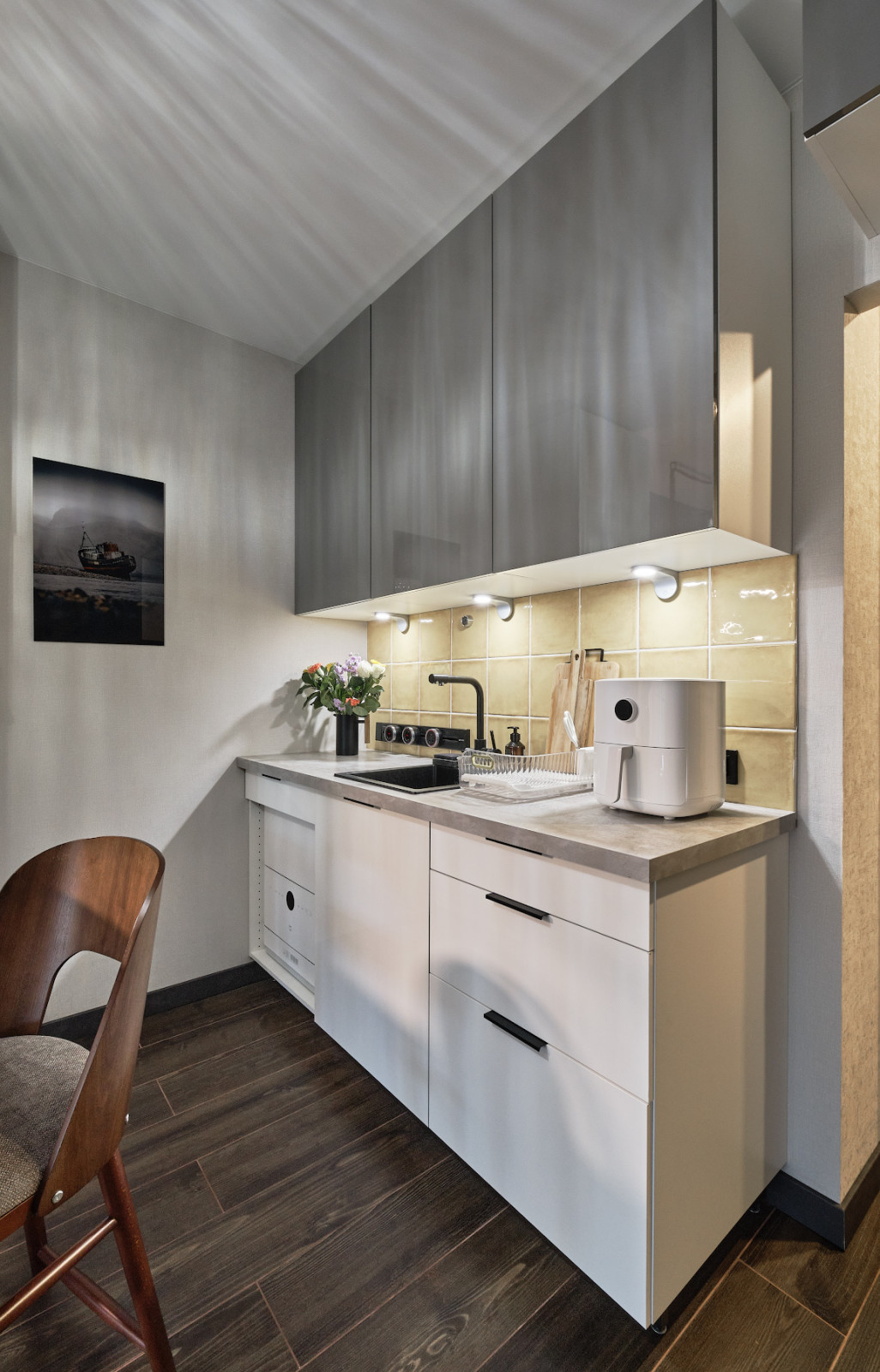 Интерьерная съёмка студии 19 кв.м. на Братиславской (Москва)