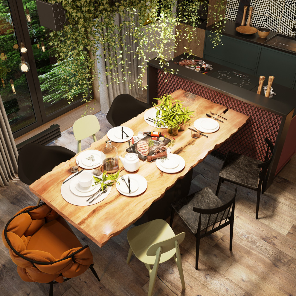 кухня-гостиная, спальня дома в КП Первомайский