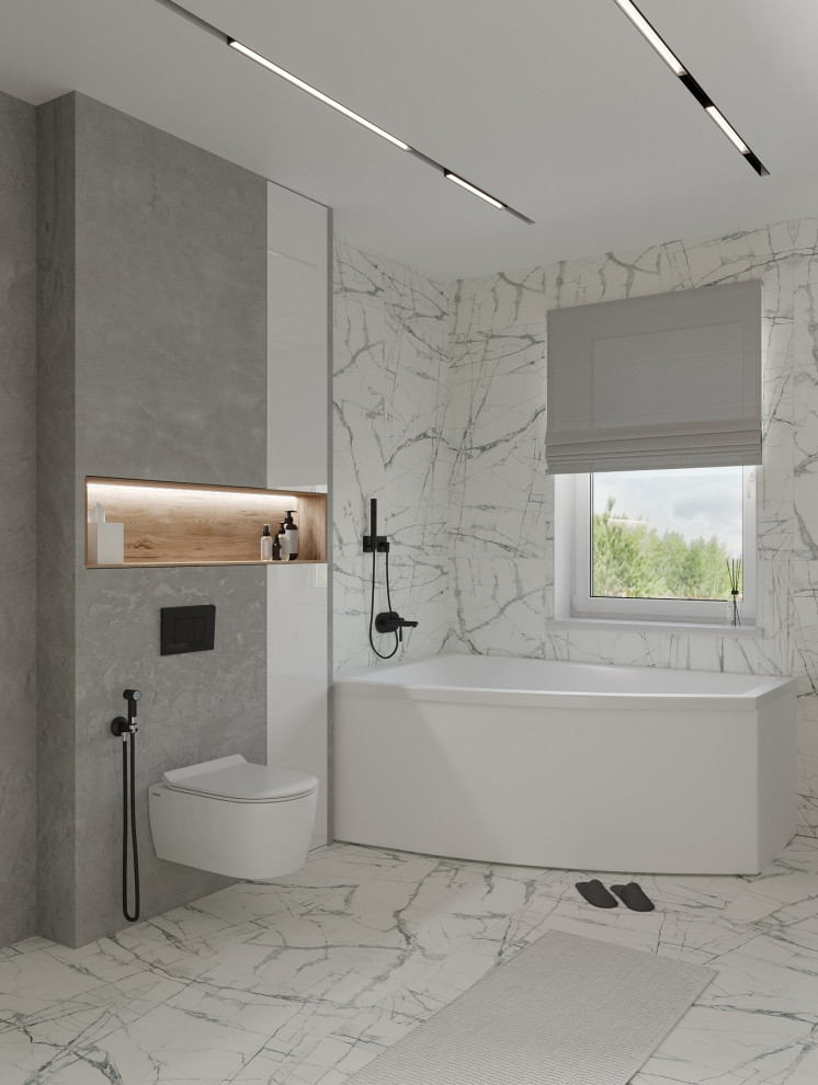 Просторная ванная комната