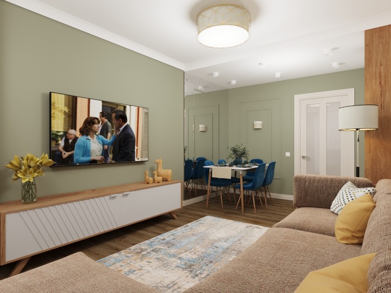 Гостиная весенняя