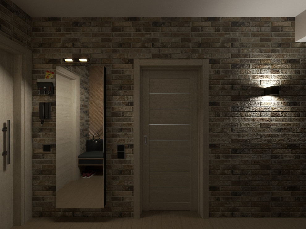 Лофтовый коридор в квартире "Сталинке"